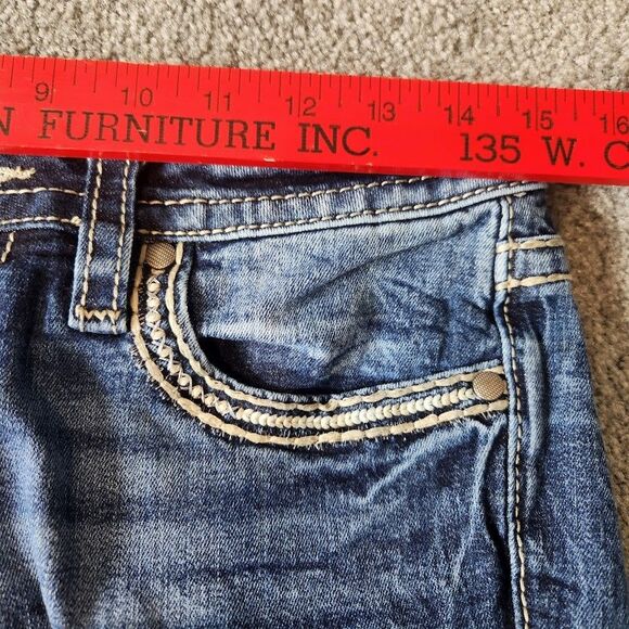 Vigoss Chelsea Slim Boot Low Rise Womens Jeans Size 5/6 L33 Heritage Fit - Picture 6 of 12